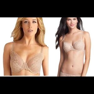 Chantelle embellished lace bra New 30D